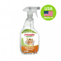 Засіб для видалення плям і неприємного запаху Friendly Organic, 650 мл.