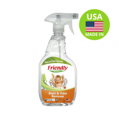 Засіб для видалення плям і неприємного запаху Friendly Organic, 650 мл.
