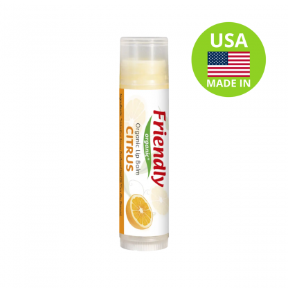Бальзам для губ органический Friendly Organic, цитрус
