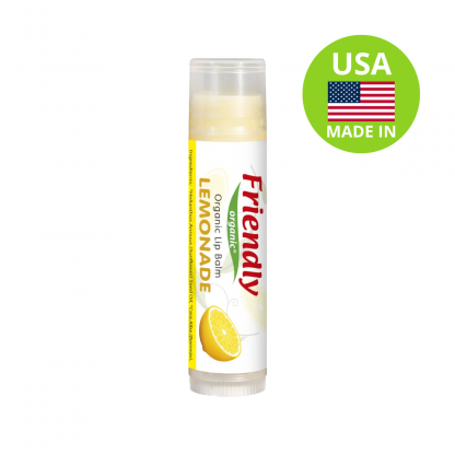 Бальзам для губ органический Friendly Organic, лимонад