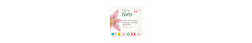 Женские гигиенические тампоны ECO BY NATY (на 2 капли) 18 шт в уп. Женские гигиенические тампоны ECO BY NATY (на 2 капли) 18 шт в уп.