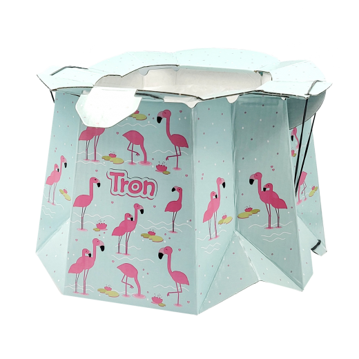 Одноразовый биоразлагаемый детский горшок TRON, розовый