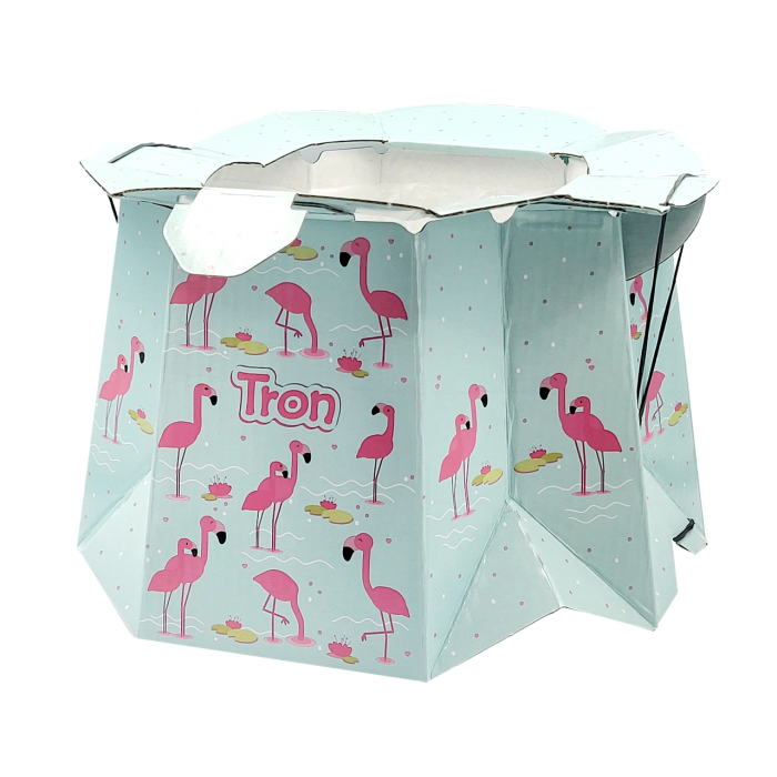 Одноразовий біорозкладний дитячий горщик TRON, рожевий