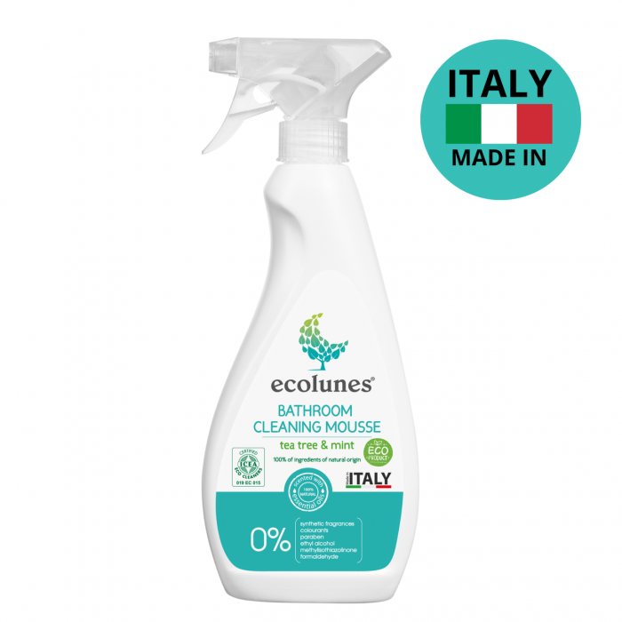 Гипоаллергенное органическое средство для очистки ванной комнаты Ecolunes, 500 мл