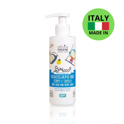 Органический детский гель для волос и тела 2в1 Officina Naturae, 6+ мес, 200 мл