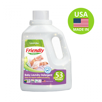 Средство для стирки детского белья Friendly Organic, лаванда 1567 мл.