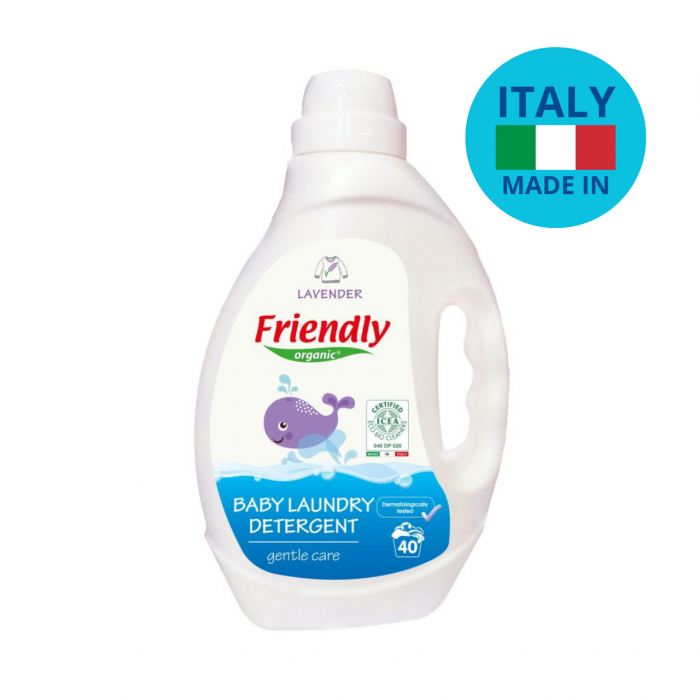 Засіб для прання дитячої білизни Friendly Organic, лаванда 2л