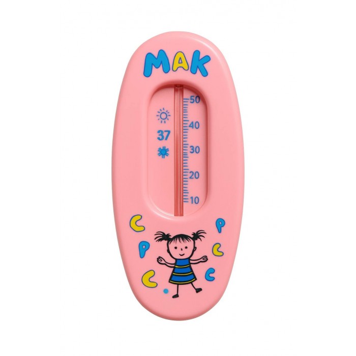 Термометр водний Дівчинка алфавіт рожевий Babyhood B-1 300141