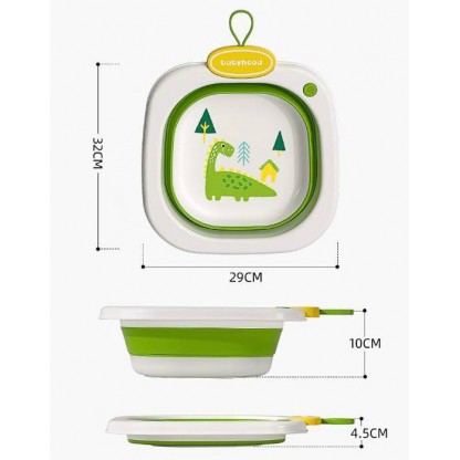 Складний тазик Мінімал, зелений Babyhood BH-750G