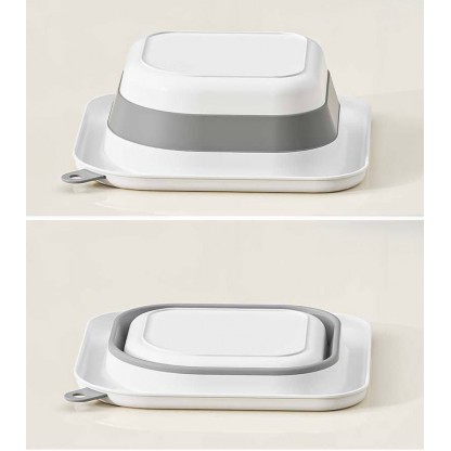 Складний тазик для Обличчя, сірий Babyhood BH-749FC