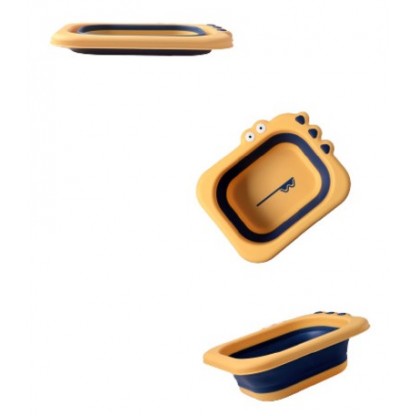 Тазик складной Крокодил блакитного кольору Babyhood BH-747BB