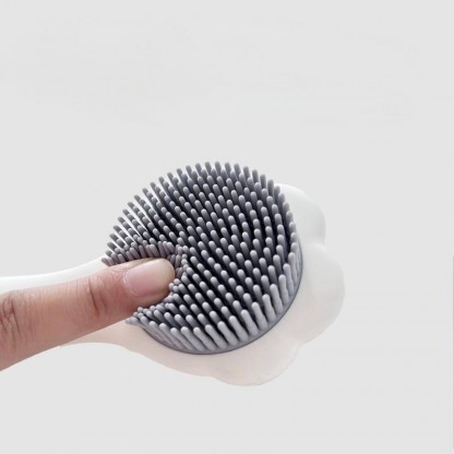 Щіточка дитяча для купання білого кольору Babyhood JC-723