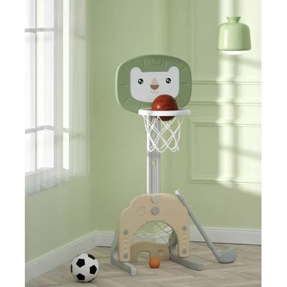 Дитячий мультифункціональний ігровий комплекс Левенятко зелений колір Babyhood BP-109G