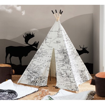Вігвам дитячий Мапа світу Babyhood AS-304