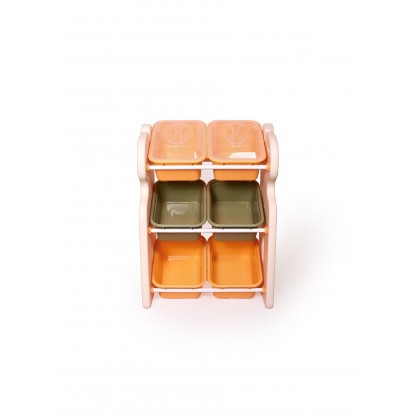 Органайзер для дитячих іграшок Дінозавр 2 секції Babyhood BP-102B