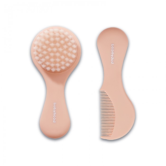 Набір дитячих гребінців, 2 шт рожевий Babyhood BH-906P