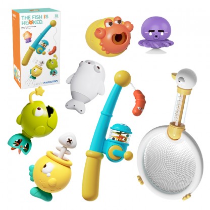 Набір дитячий Риболовля з сіткою та 8 предметів, Babyhood