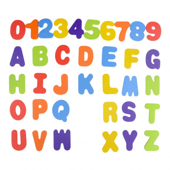 Літери та цифри ABC для ванни Babyhood