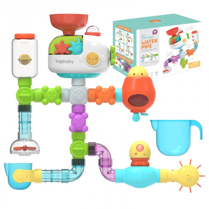 Іграшка дитяча для ванни Батискаф Водний фонтан 27 частин Babyhood YB1730