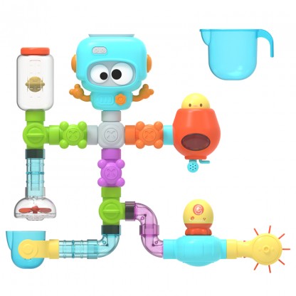 Іграшка дитяча для ванни Робот Водний фонтан 27 частин Babyhood YB1720