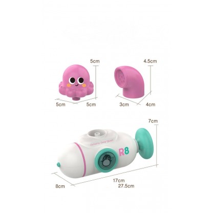 Водяний дитячий пістолет білий колір Babyhood YB1742W