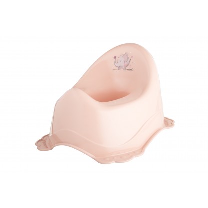 Дитячий горщик Слоненя, персиково-рожевий Maltex