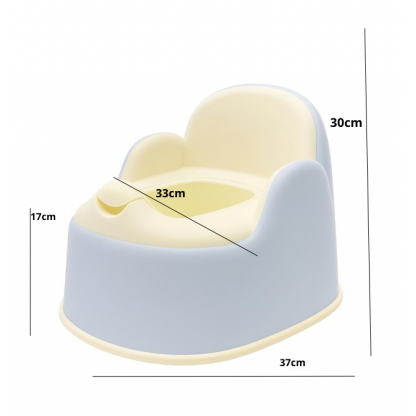 Дитячий горщик Буба, блакитний BH-138B
