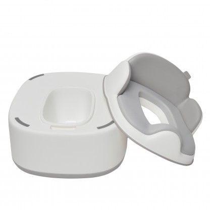 Дитячий горщик Smart 3 в 1 сірий колір Babyhood BH-107