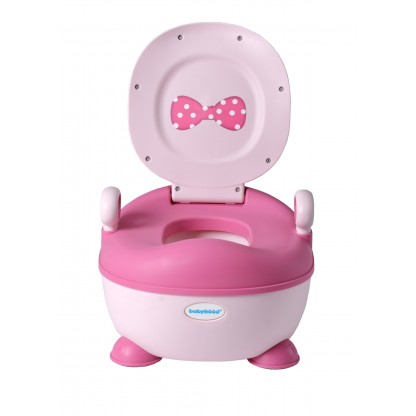 Дитячий горщик Лу Лу рожевий колір Babyhood BH-128P