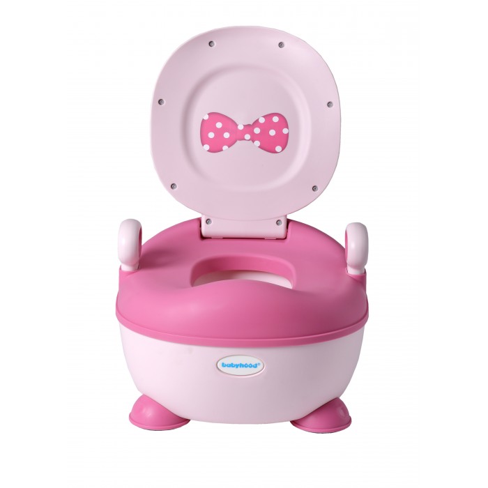 Дитячий горщик Лу Лу рожевий колір Babyhood BH-128P