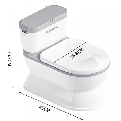 Дитячий горщик унітаз сірий колір Babyhood BH-149G