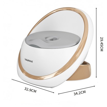 Дитячий горщик Капсула, сірий Babyhood BH-143GR