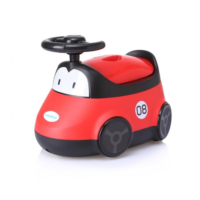Дитячий горщик Автомобіль червоний колір Babyhood BH-116R