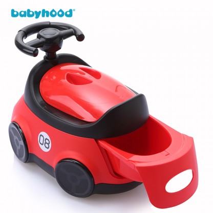 Дитячий горщик Автомобіль червоний колір Babyhood BH-116R