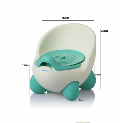 Дитячий горщик Кью Кью, світло зелений Babyhood BH-105LG