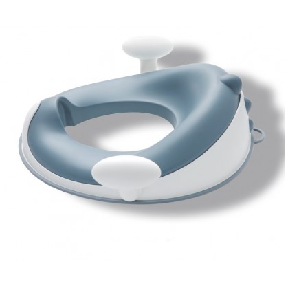 Накладка на унітаз Динозаврик з поліуретановим кільцем блакитного кольору Babyhood BH-127B