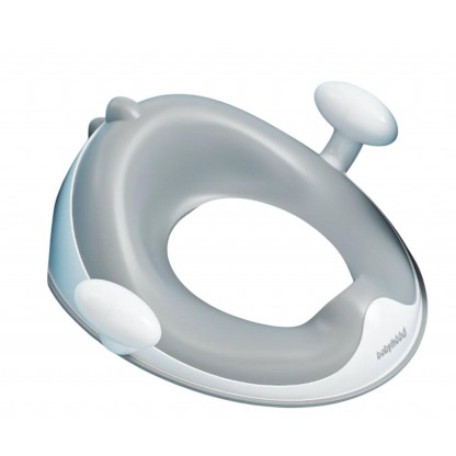 Накладка на унітаз Динозаврик з поліуретановим кільцем сірого кольору Babyhood BH-127G