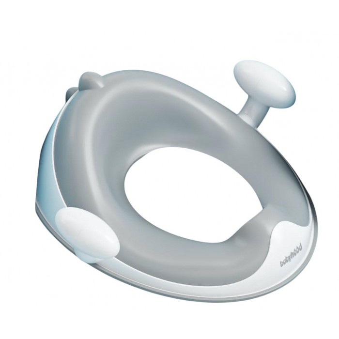 Накладка на унітаз Динозаврик з поліуретановим кільцем сірого кольору Babyhood BH-127G