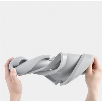 Накладка на унітаз Динозаврик з поліуретановим кільцем сірого кольору Babyhood BH-127G