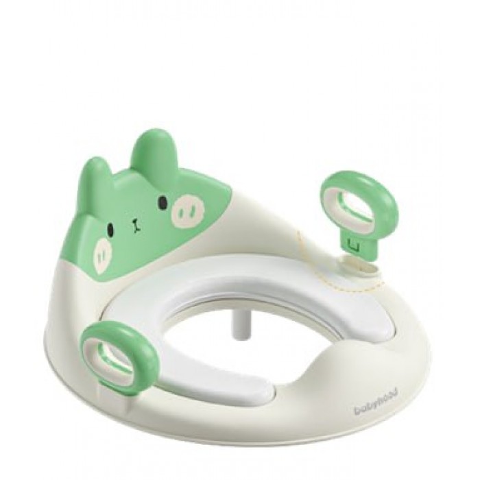 Накладка дитяча на унітаз Зайчик зелена Babyhood BH-134G