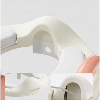 Накладка дитяча на унітаз Зайчик світло рожева Babyhood BH-134LP