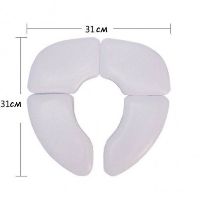 Складна дорожня накладка на унітаз, біла Babyhood BH-136W