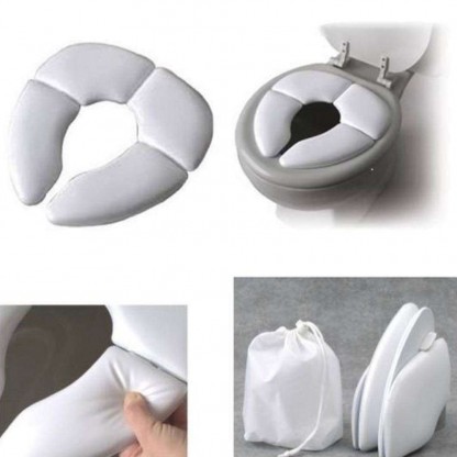 Складна дорожня накладка на унітаз, біла Babyhood BH-136W