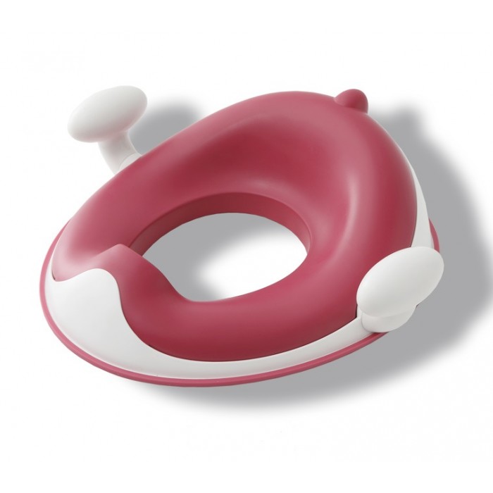 Накладка на унітаз Динозаврик з поліуретановим кільцем рожева Babyhood BH-127P