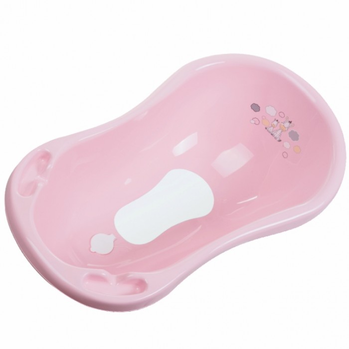 Дитяча ванна Зебра 84 см, свіло-рожева Maltex