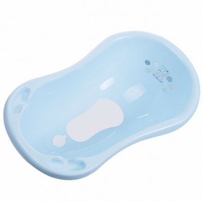 Дитяча ванна Зебра 84 см, свіло-блакитна Maltex