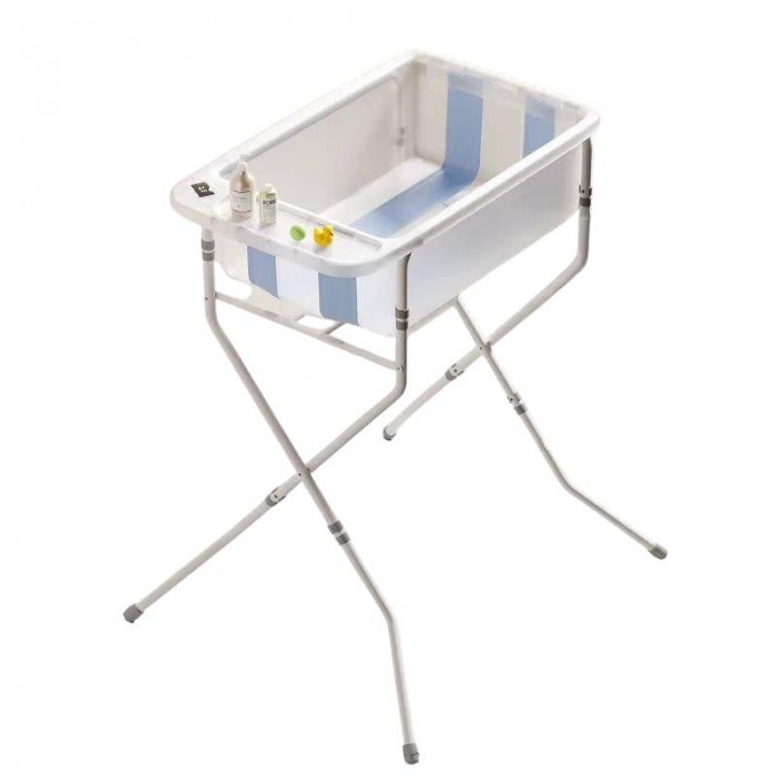 Ванночка складна Балу з термометром та підставкою, прозора BH-321TR Babyhood