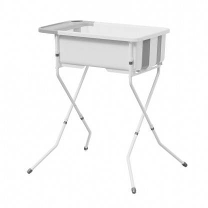 Дитяча складна ванночка Балу з термометром, біла BH-321W Babyhood