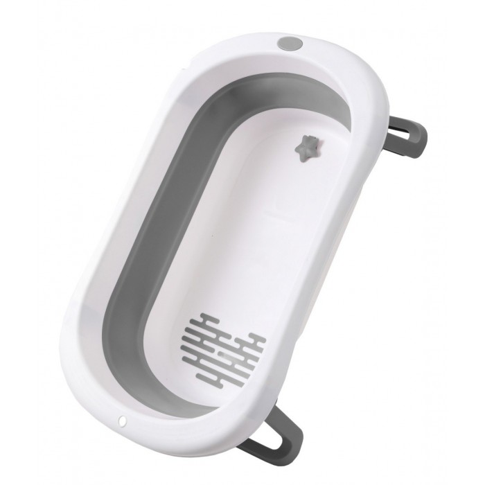 Ванночка складана Комфорт сірого кольору Babyhood BH-326G