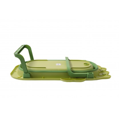 Ванночка дитяча складана Крокодил, зелена Babyhood BH-327G
